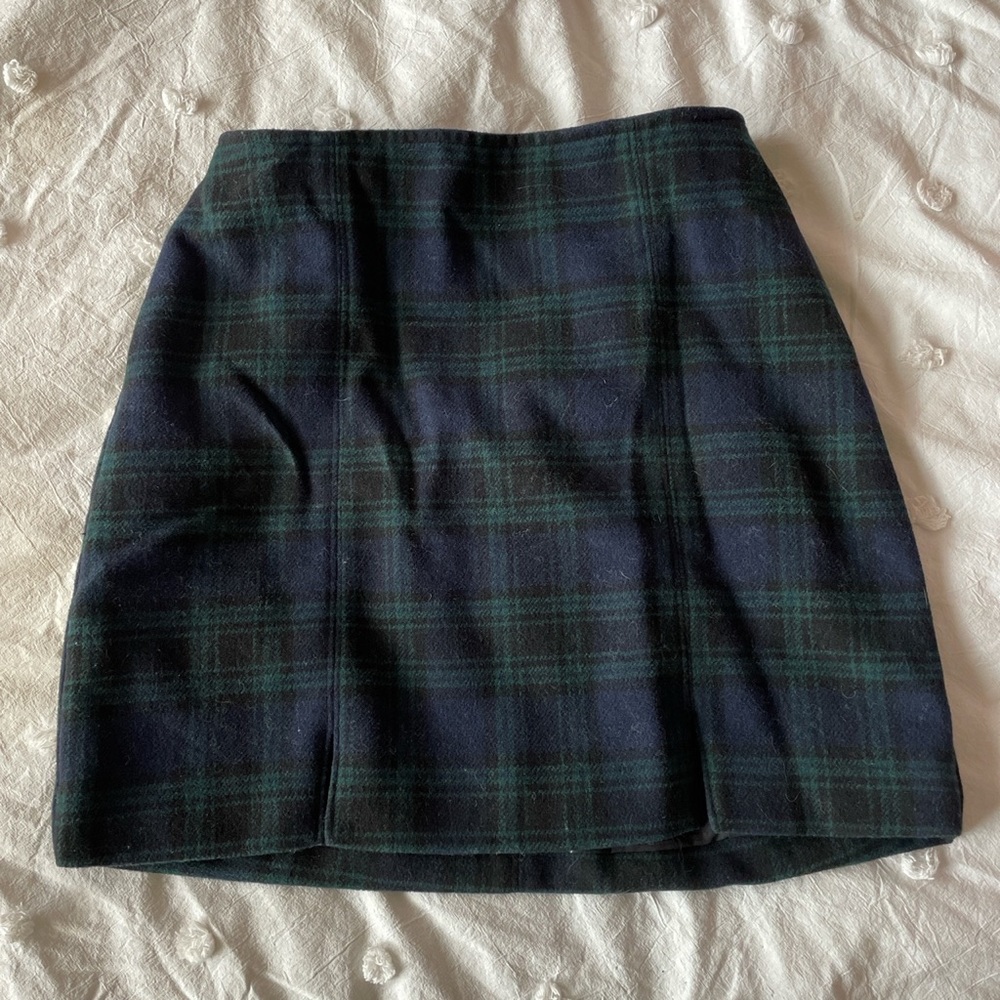 Hollister High Waisted Plaid Skirt